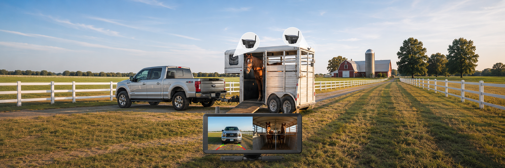 Horse Trailer Camera Guide: Rear View, Interior Monitoring & Wireless Setup