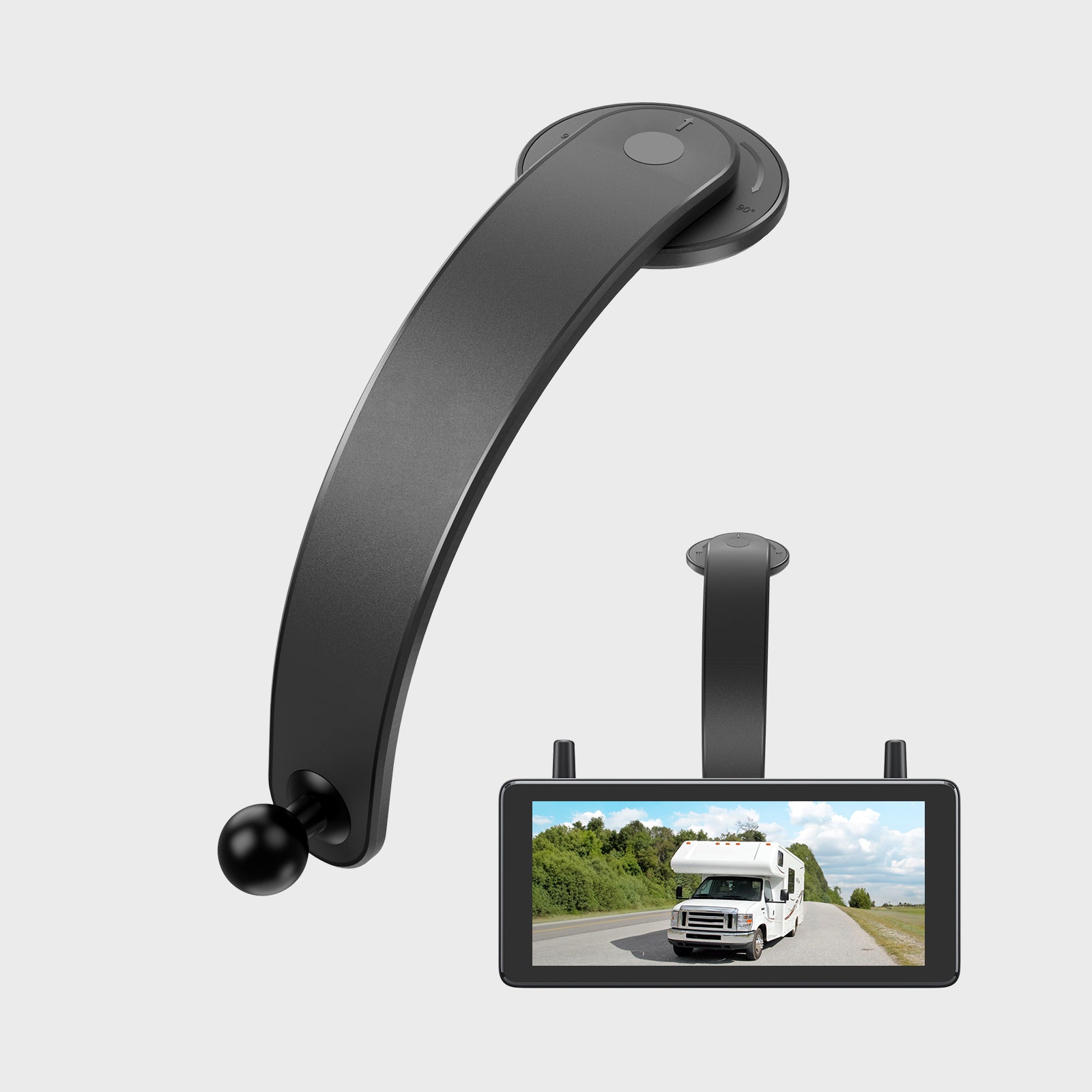 T3 Bendable Car Mount for Backup Camera Monitor