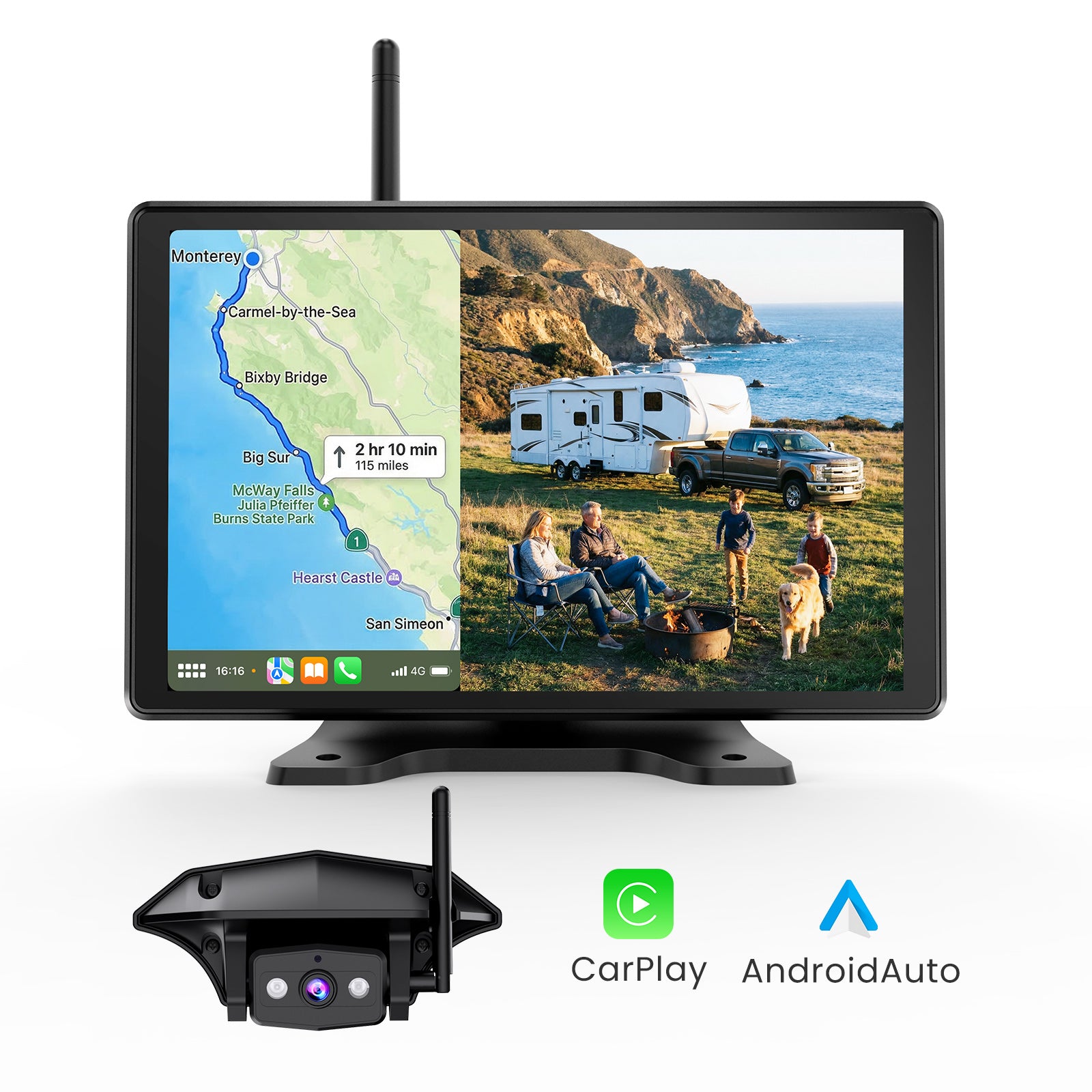 Vista RC08 Upgraded RV Backup Camera CarPlay