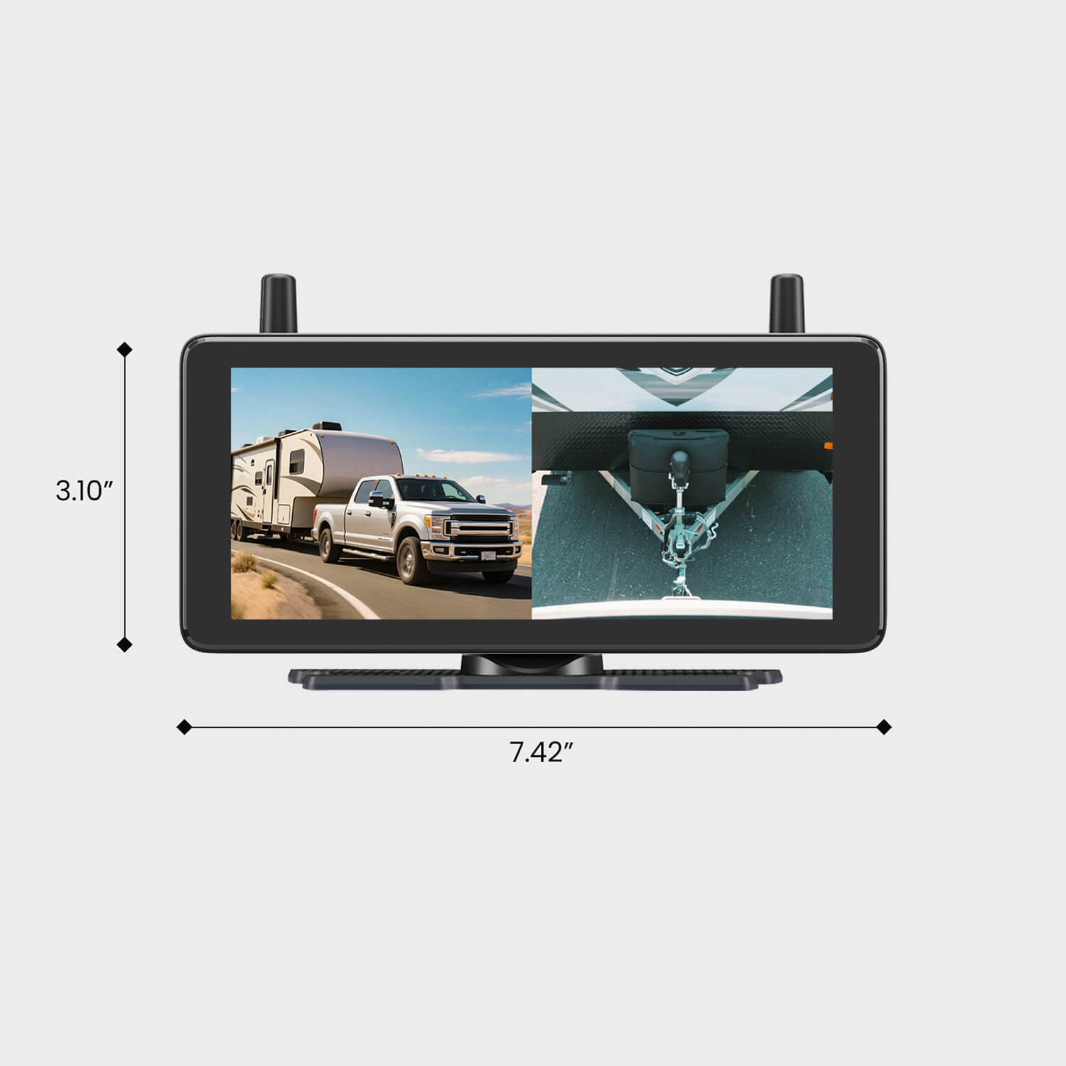 Solar3A Plus Max Wireless Backup Camera with 7.2" Screen & DVR