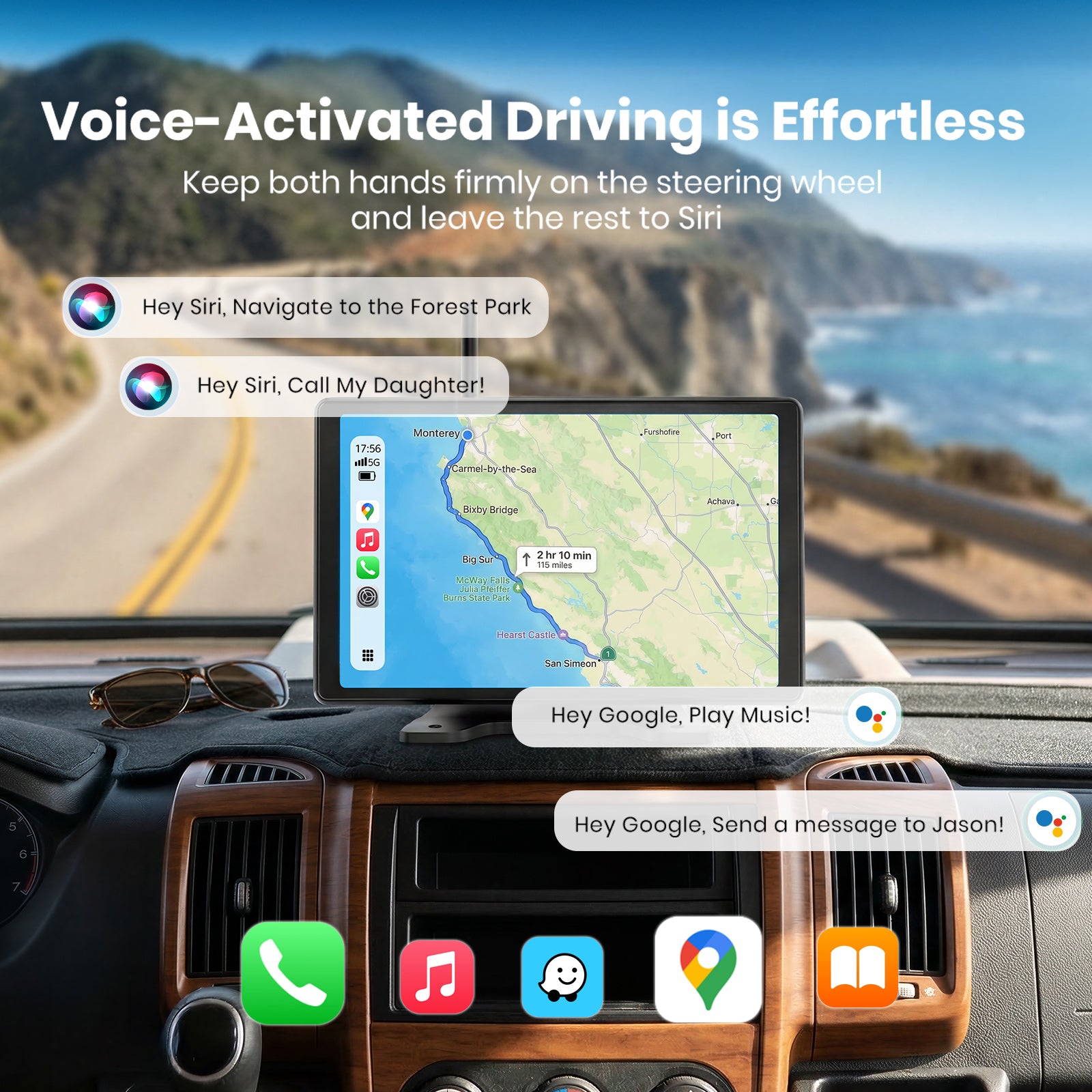 Vista RC08 Upgraded RV Backup Camera with CarPlay
