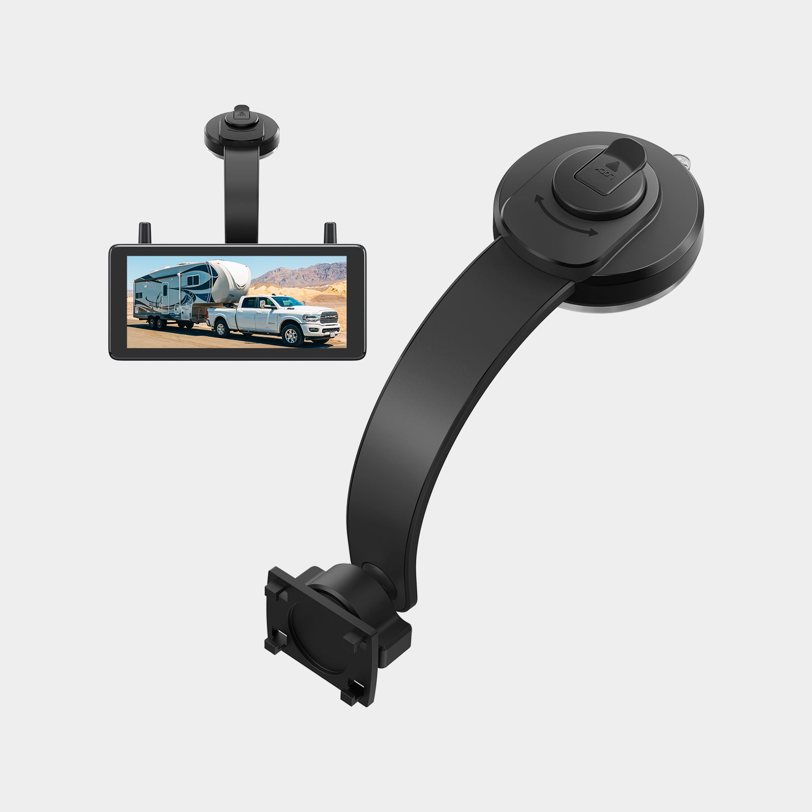 X8 Suction Cup Mount for Backup Camera Monitor