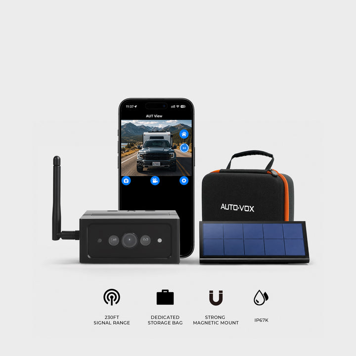 Solar4 Wifi camera with phone and tablet viewing through AUT VIEW