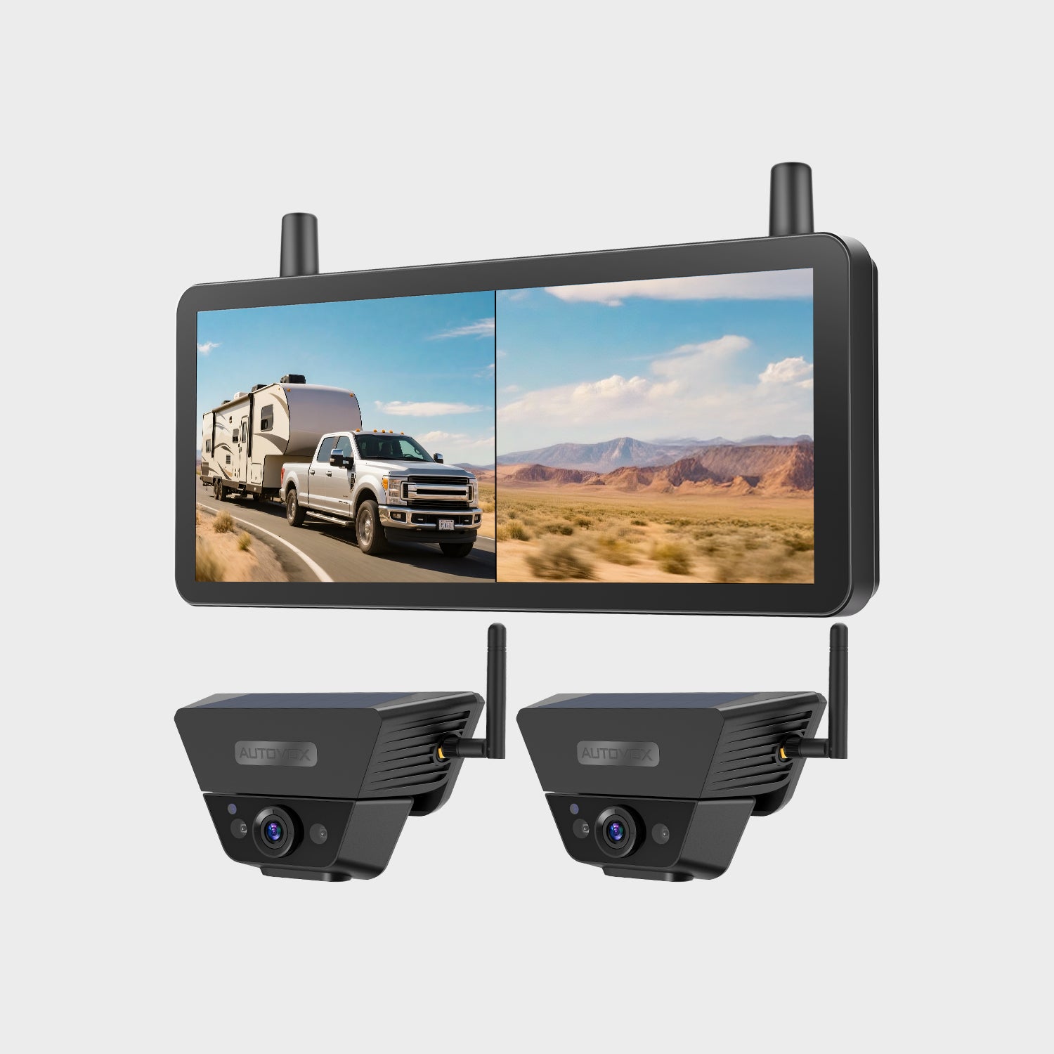Solar 5B RV Magnetic Backup Camera with Loop Recording