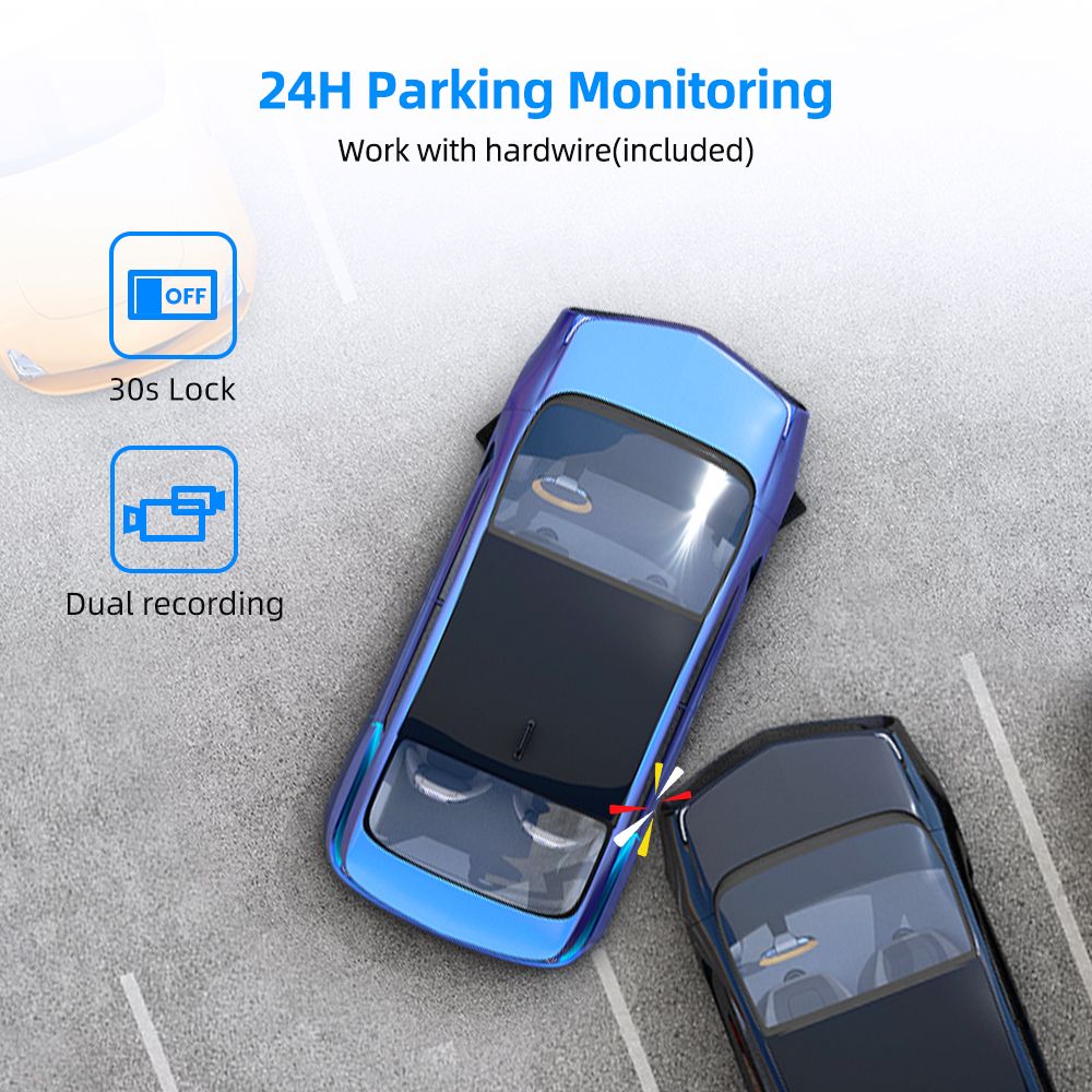 T9 Pro Mirror Dash Cam 1080P Front & Rear with GPS – AUTO-VOX