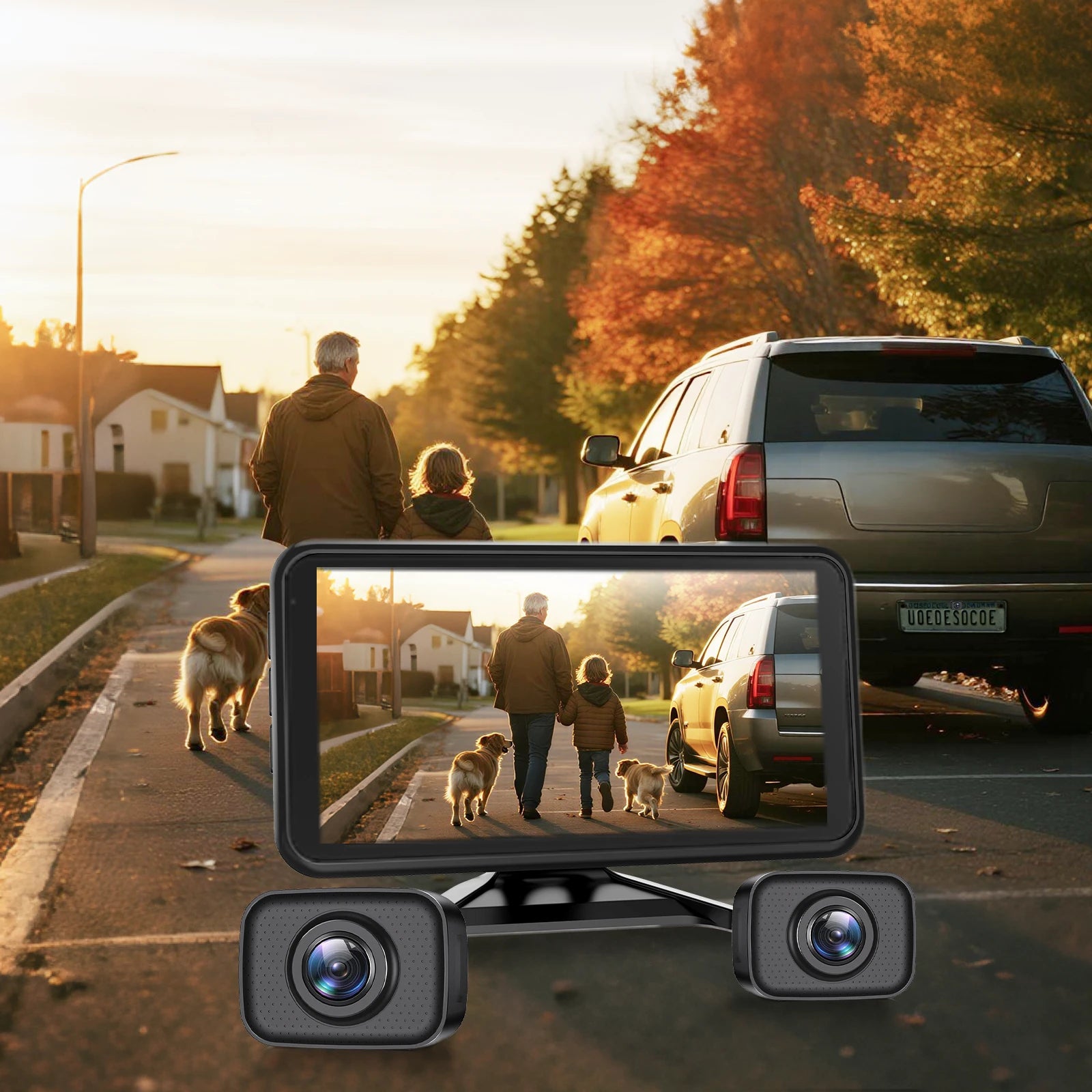 W12 1080P Wireless Backup Camera with 5" Monitor and Dual Camera Support
