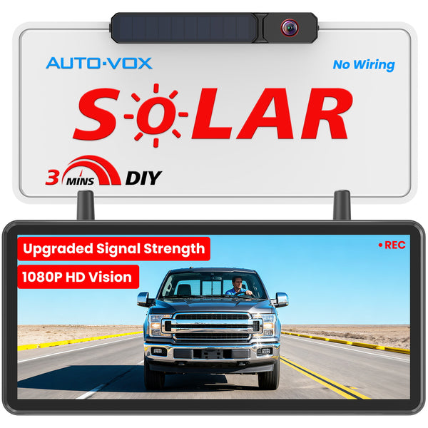 Solar1 Pro Max 1080P Wireless Backup Camera With DVR & Night Vision