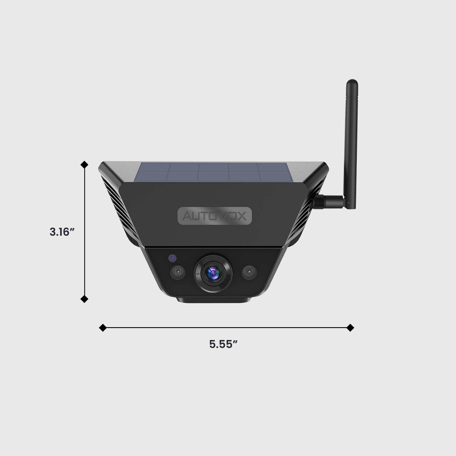 Solar5C Dual-Channel Rückfahrkamera-System mit Magnet & Kennzeichen