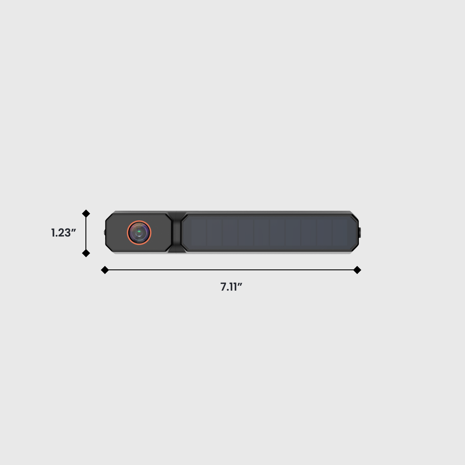 Solar5C Dual-Channel Rückfahrkamera-System mit Magnet & Kennzeichen