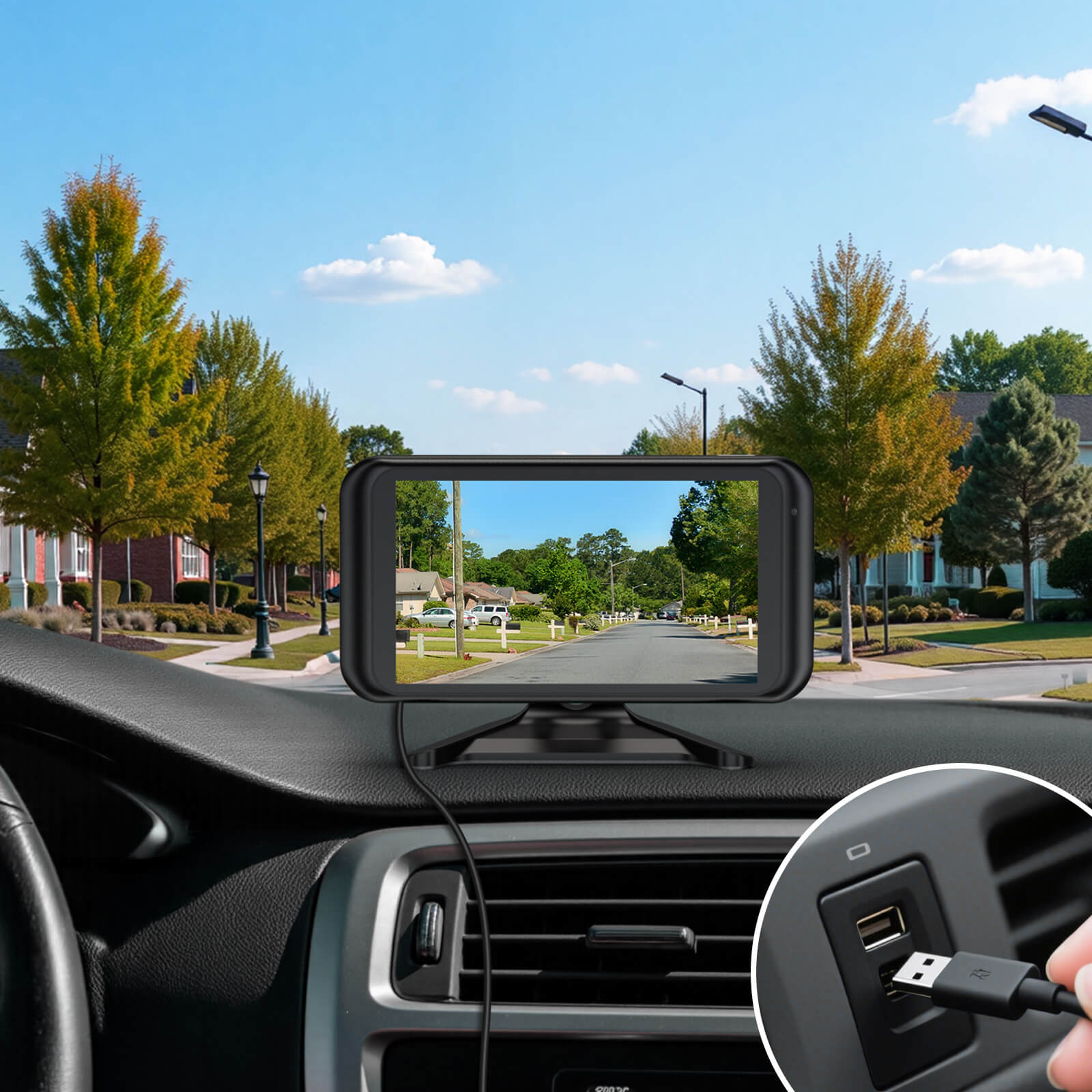 W5 1080P Wireless Backup Camera with Night Vision & Support Dual Channel