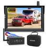 Solar4 B 1080P Magnetic Portable Backup Camera Wireless with 5" Monitor for RV and Camper Trailer