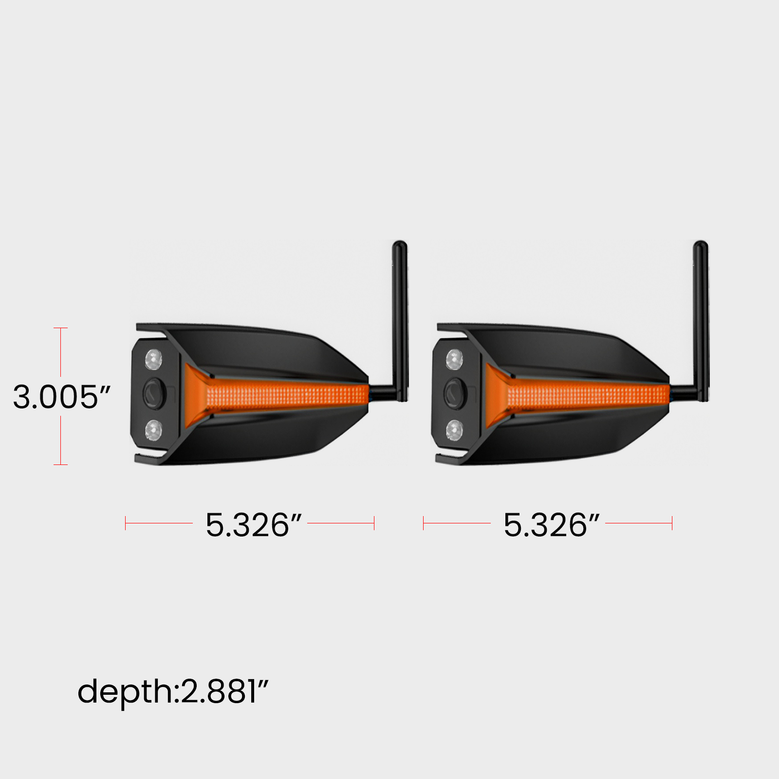 Left/Right Side Cameras For WF1 RV Camera System