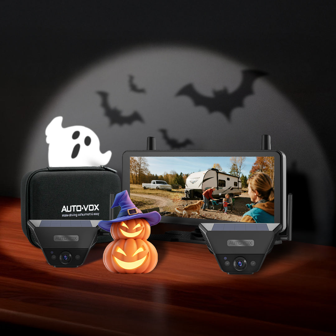 Solar 5B RV Magnetic Backup Camera with Loop Recording