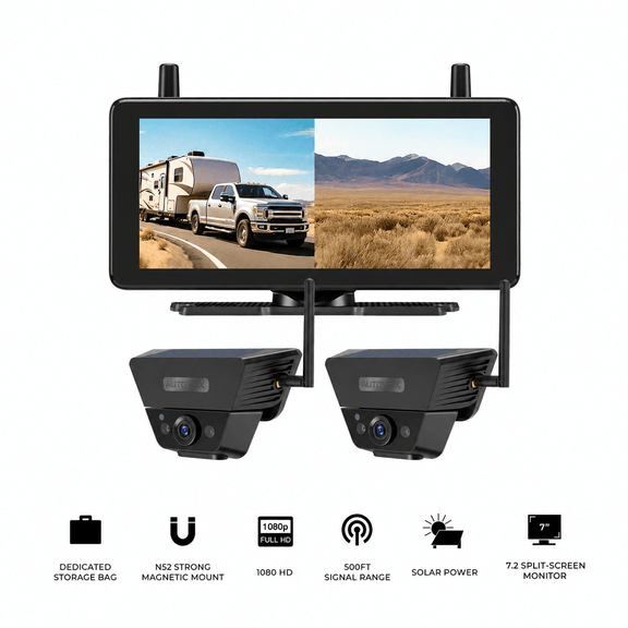 Solar 5B Dual-Camera Car Camera System | AUTO-VOX