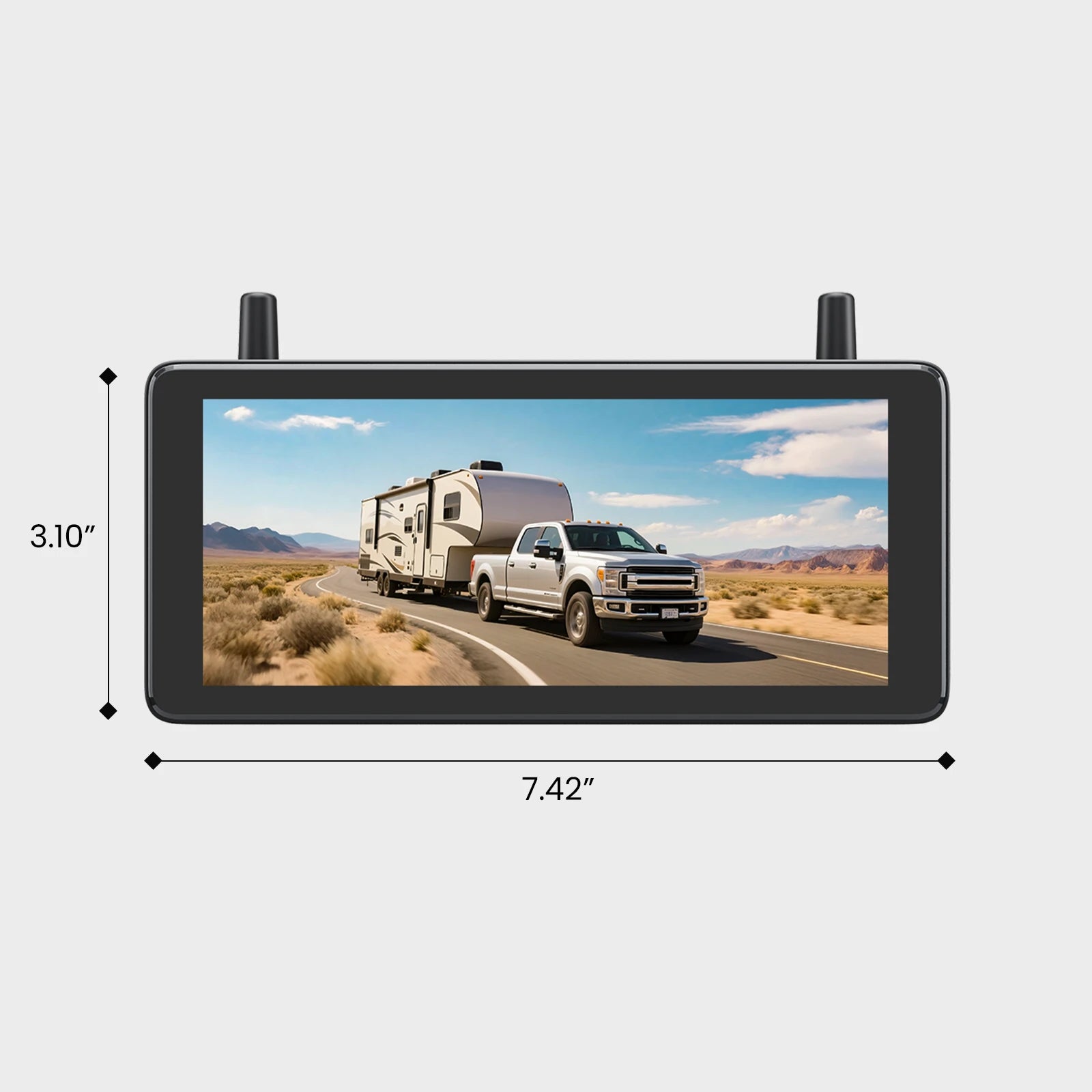 Solar 5B RV Magnetic Backup Camera with Loop Recording