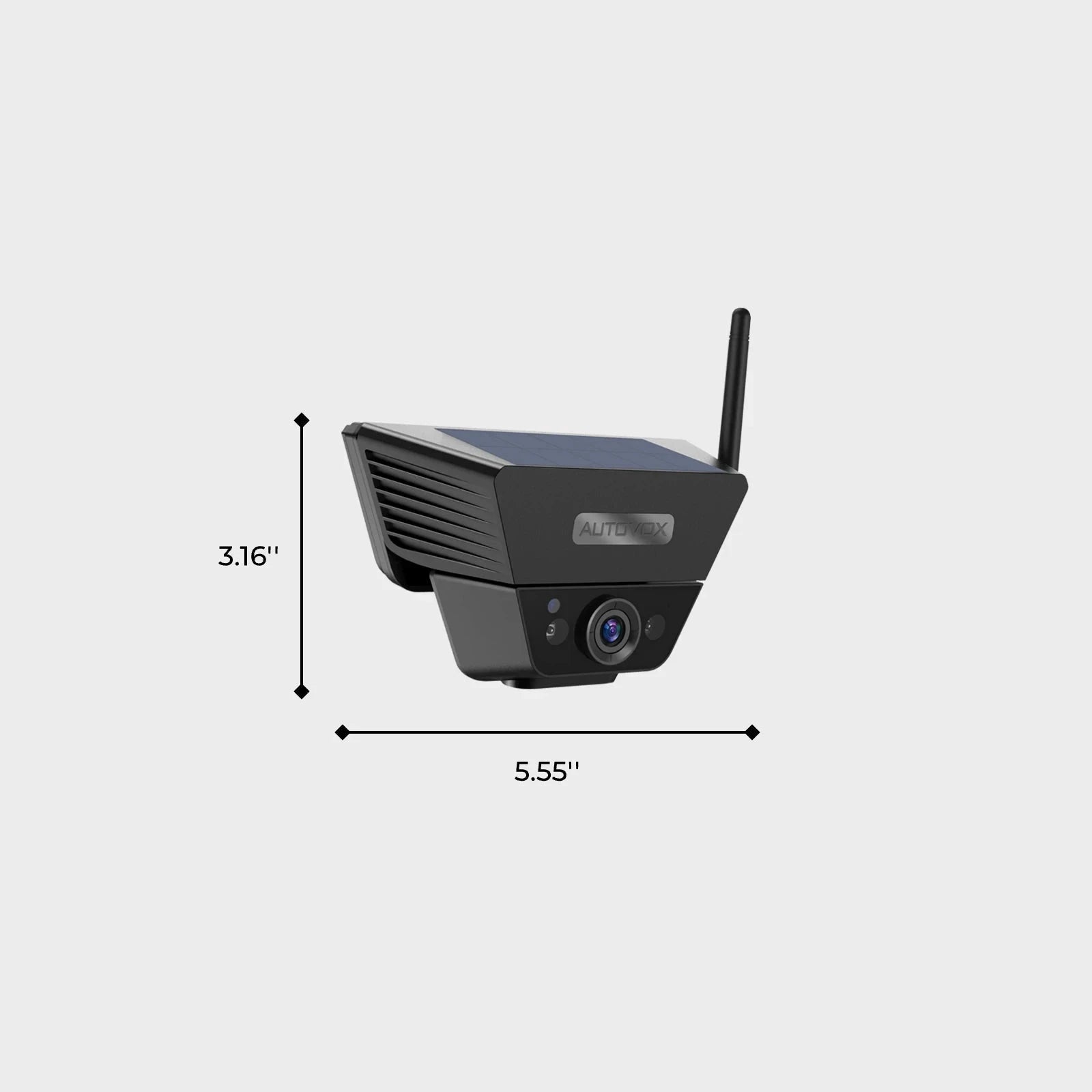 Solar 5B RV Magnetic Backup Camera with Loop Recording