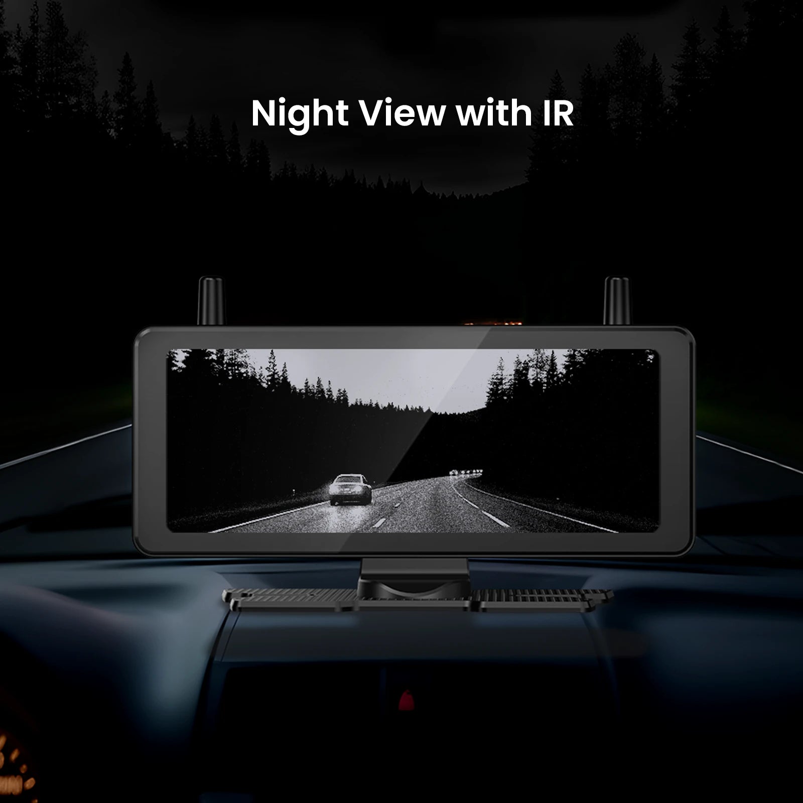 Solar 5B RV Magnetic Backup Camera with Loop Recording