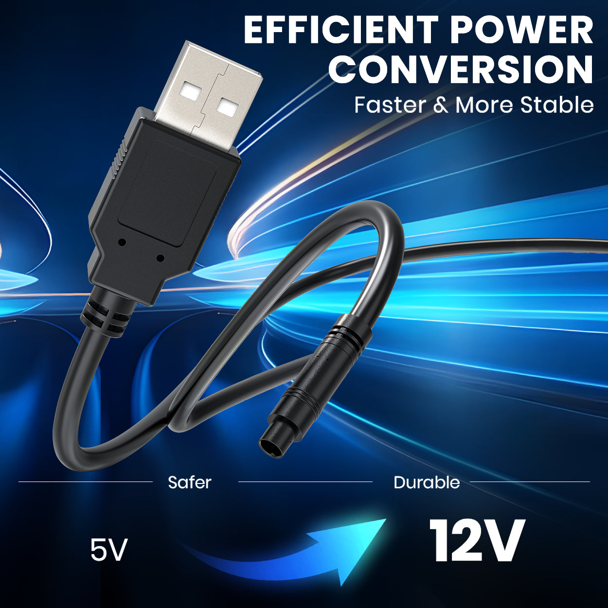USB DC 5V to 12V Step Up Charging Cable