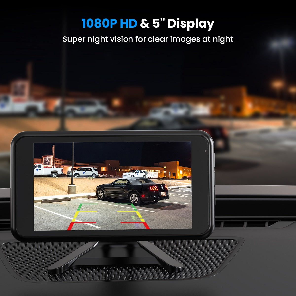 W12 1080P Wireless Backup Camera with 5" Monitor and Dual Camera Support