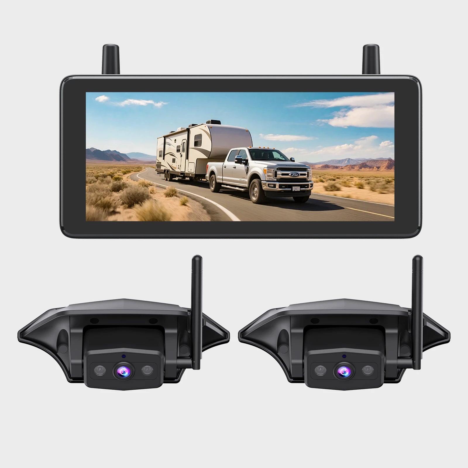 AUTO-VOX WF Series RV Camera System – Triple View Safety