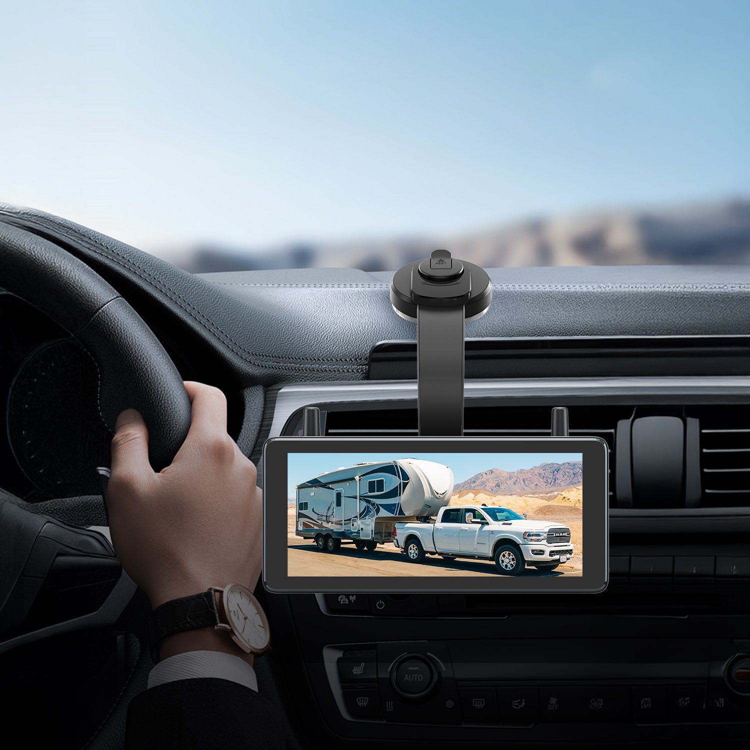 X8 Suction Cup Mount for Backup Camera Monitor