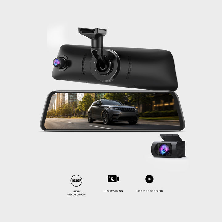 AUTO-VOX V5 Pro rear view mirror dash cam with GPS