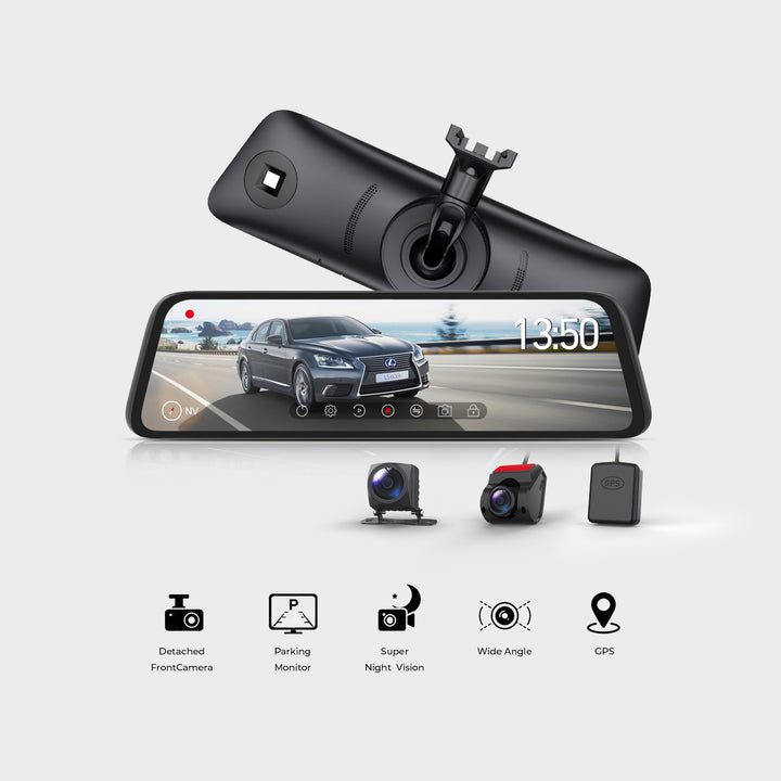 AUTO-VOX T9 Pro front and rear mirror dash cam