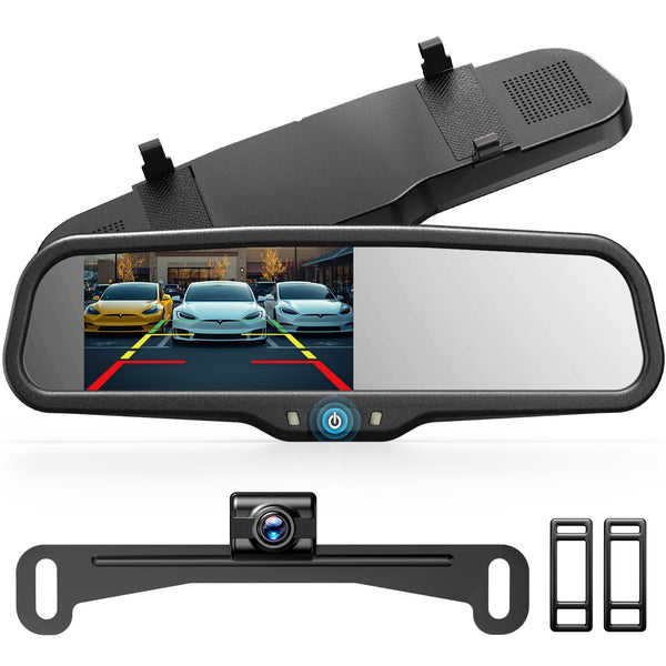 T1400W 4.3" Rear View Mirror Wireless Backup Camera