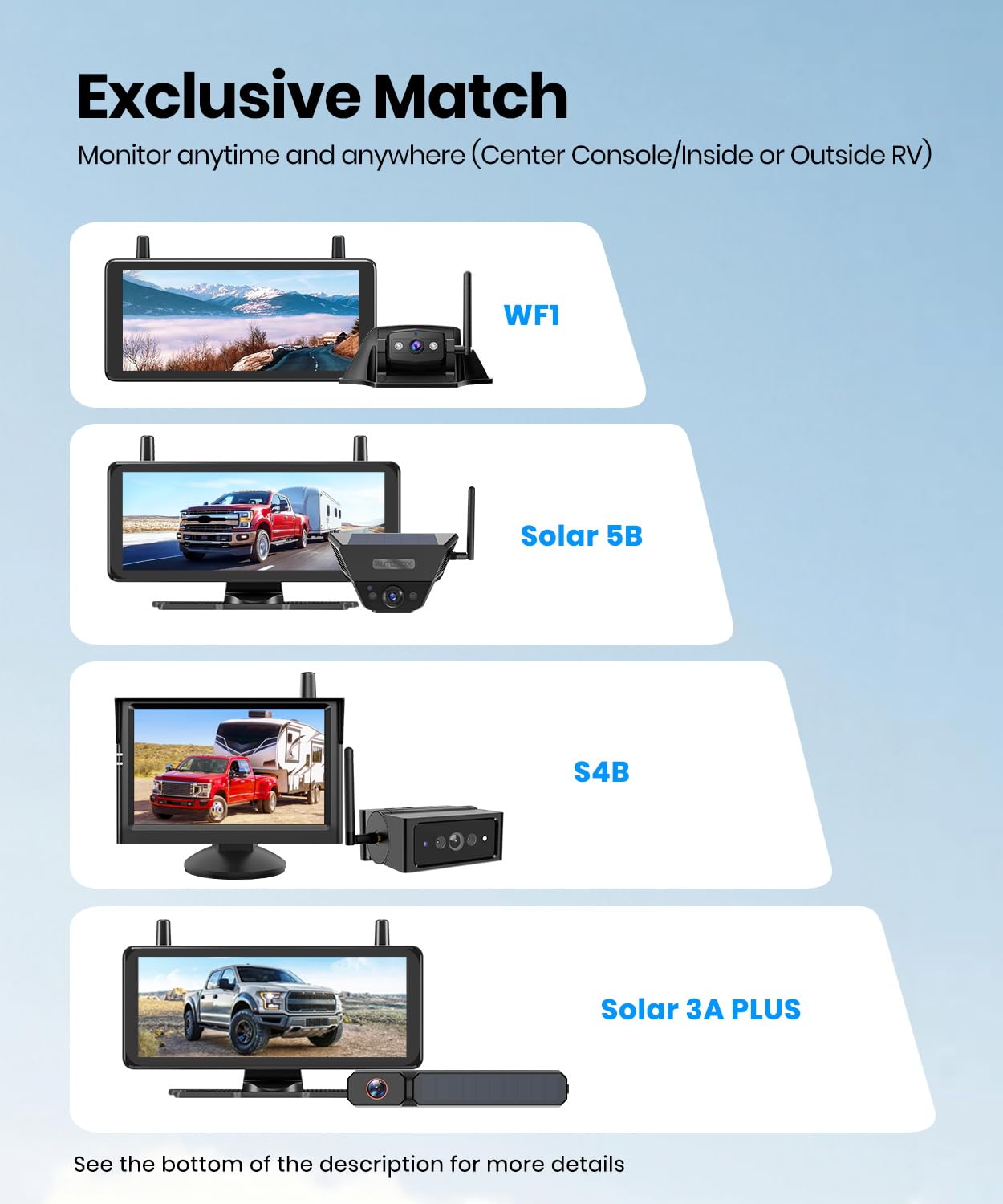 X8 Suction Cup Mount for Backup Camera Monitor