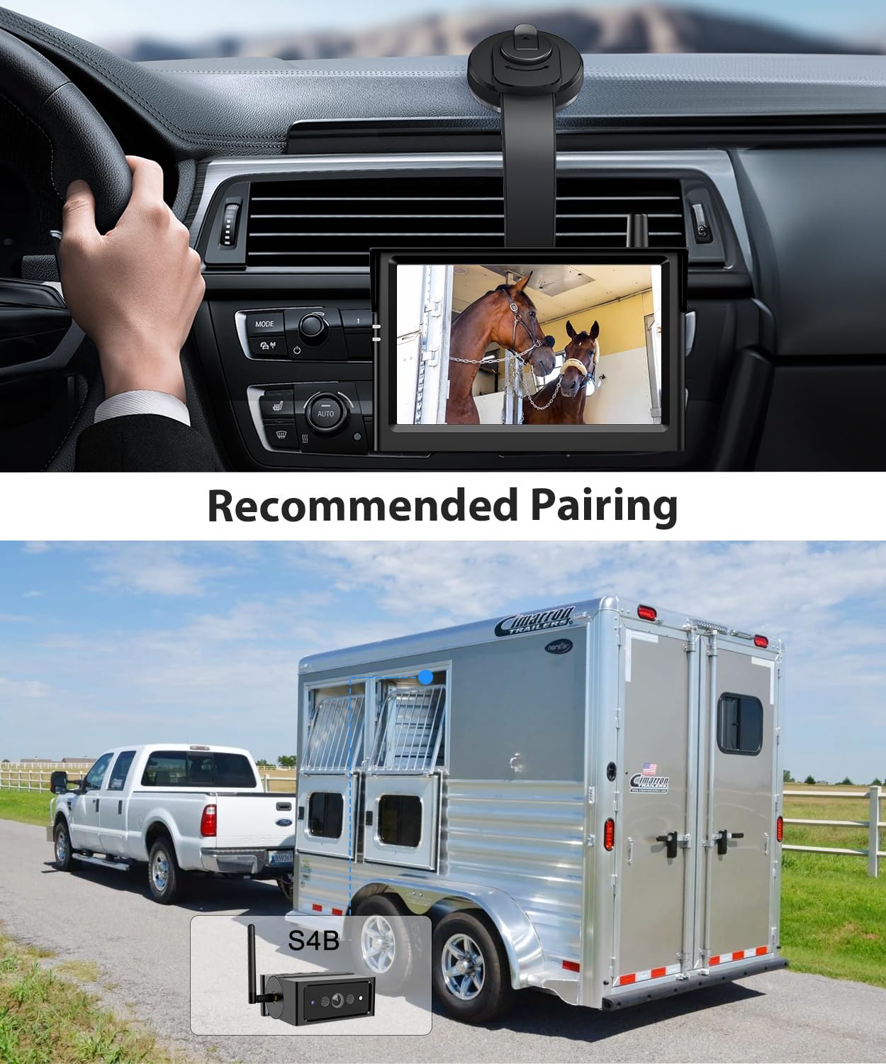 X8 Suction Cup Mount for Backup Camera Monitor