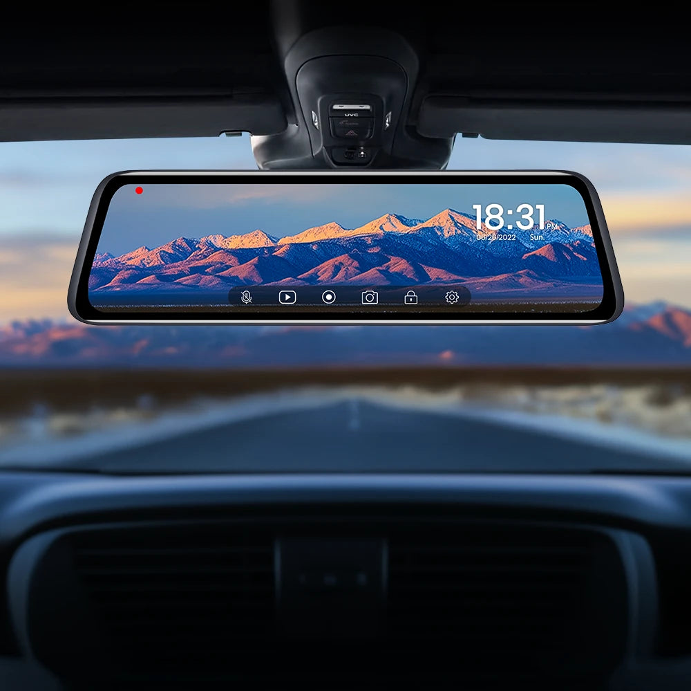 T9 1080P Full Touch Screen Backup Camera & Dashcam 2 in 1