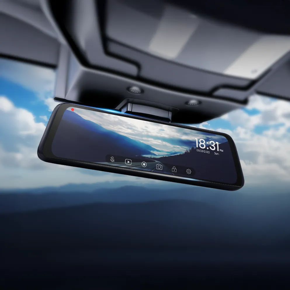 T9 1080P Full Touch Screen Backup Camera & Dashcam 2 in 1