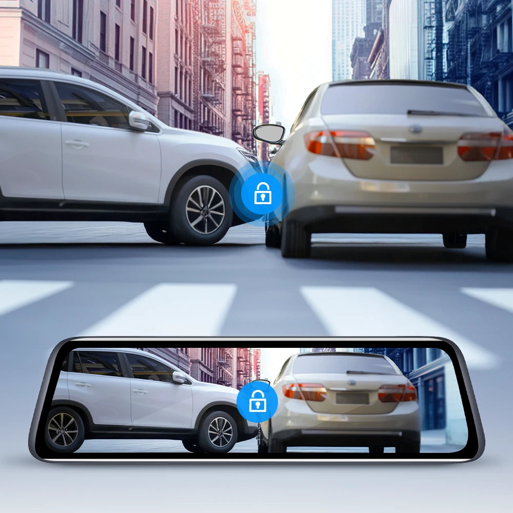 T9 1080P Full Touch Screen Backup Camera & Dashcam 2 in 1