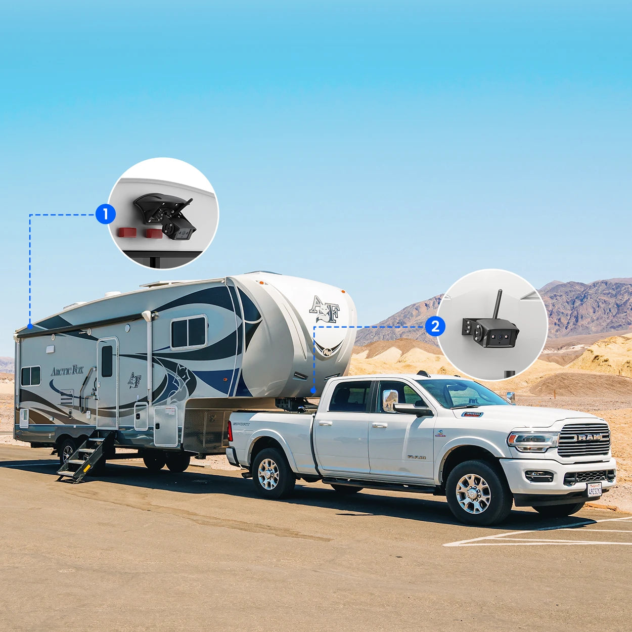 W10 For Furrion Backup Camera For RV with 7" Monitor