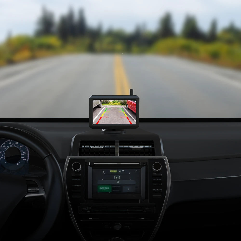 W7 480P Wireless Backup Camera Kit for Pickup Truck with 5" Monitor