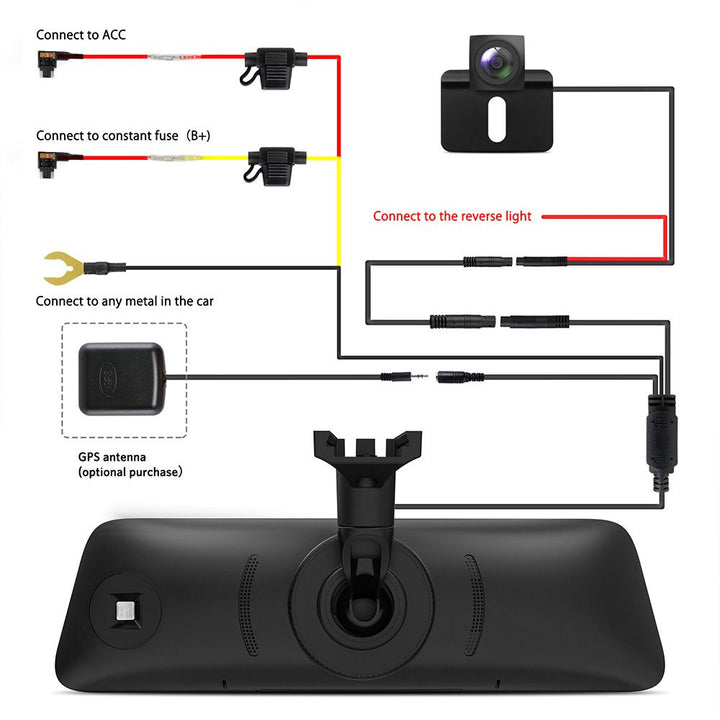 T9 1080P Full Touch Screen Backup Camera & Dashcam 2 in 1 – AUTO-VOX
