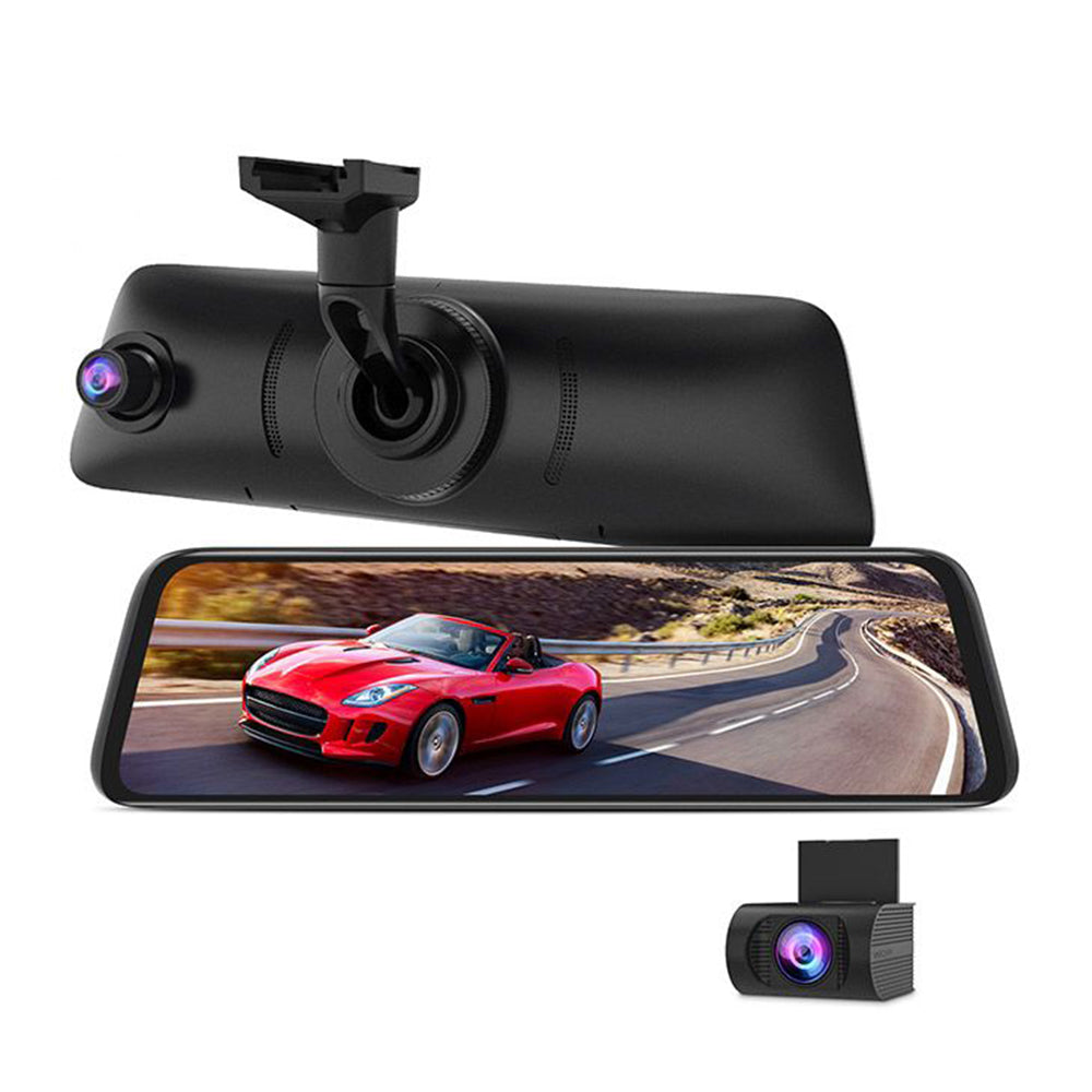 V5 Pro 1080P Rear View Mirror Dash Cam Front Rear GPS Cars
